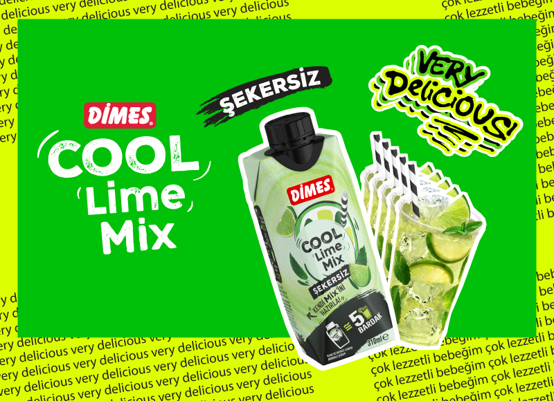 DİMES COOL Lime Mix Şekersiz Satış Noktaları