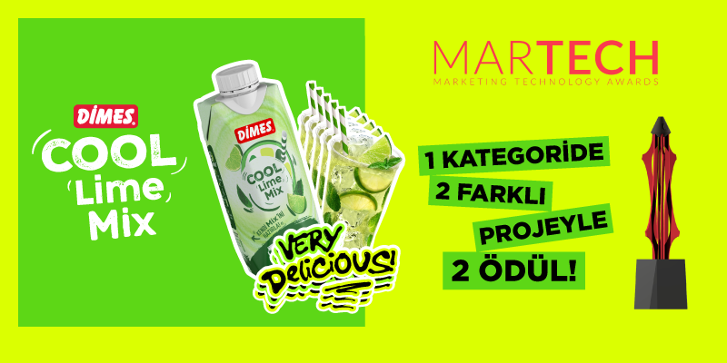 DİMES’e  MarTech Awards Finallerinde  Aynı Kategoride 2 Ödül Birden!