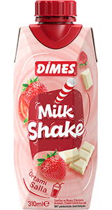 DİMES Çilekli & Beyaz Çikolatalı Milkshake