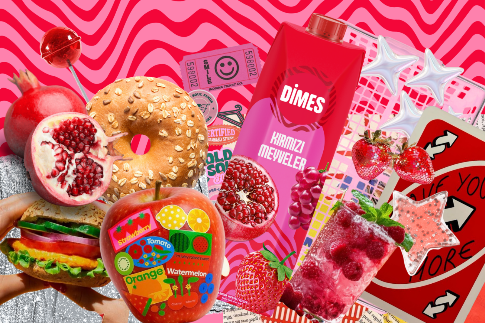 DİMES Kırmızı Karışık Meyve İçeceği