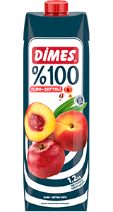 DİMES %100 Elma-Şeftali Suyu