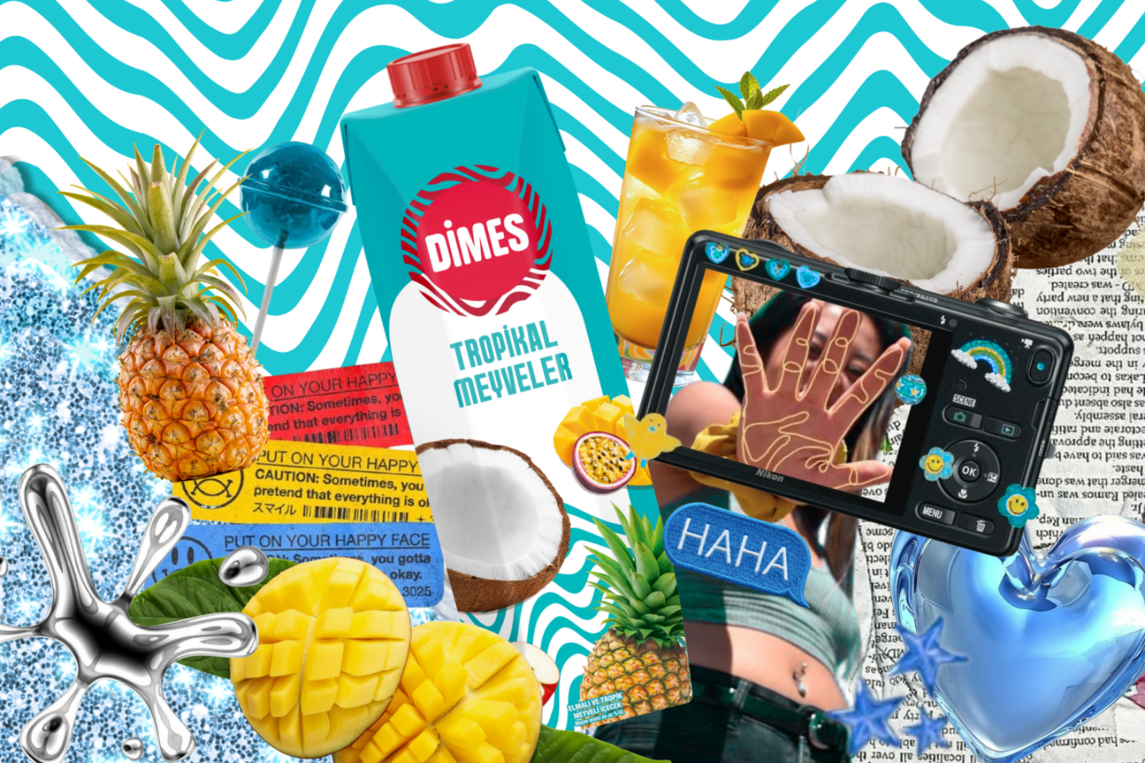 DİMES Tropikal Meyveler İçeceği