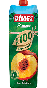 DİMES %100 Elma-Şeftali Suyu
